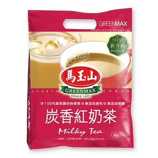 馬玉山沖泡奶茶系列(抹茶牛奶/炭香紅奶茶/泰式奶茶/黑芝麻奶茶)【愛買】