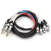 Saxt-8X10F - 8 Channel 10' XLR Female to 1/4" TRS Snake Cable