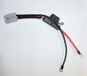 50 Amp Anderson Plug to Battery Lugs with in-line Fuse Holder. Fuse not included