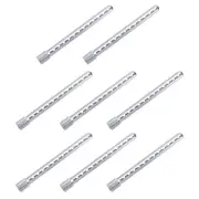 8Pcs RC Car Body Post Mounts Aluminum Alloy Car Shell Column(Silver)