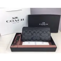 在飛比找蝦皮購物優惠-Coach 經典男士長夾