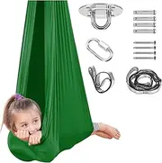 Sensory Swing - Compact Sensory Swing,Portable Multi-Functional Adjustable Calming Game for Lounging Quiet Playtime Bedrooms Meditation Relaxation Playrooms