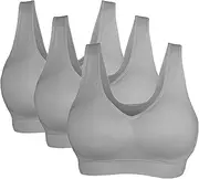 [Cabales] Women's 3-Pack Absolute Sports Bra with Removable Pads