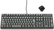 Filco Majestouch + SGK Cherry MX Brown Axis, Full Size, Japanese Arrangement, 108 Keys, PBT 2 Color Molded Sky Gray Key Cap, N Key Rollover, Function Key Function, Black