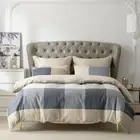 Buffalo Plaid Duvet Cover Queen, 100% Cotton Check Geometric Bedding 3pc Set,...