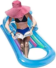 ETUCYNG Inflatable Pool Float | Inflating Water Lounger - Splash-Proof Inflatable Floats Lounger for Lake, Beach, Backyard, Poolside, Camping, Vacation