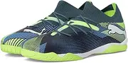 Men's Future 7 Match It Soccer Cleats Sneaker, Gray Skies-puma White-fizzy Apple, 11.5