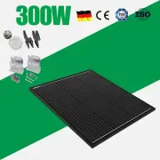 300W Solar Panel Kit 12V 300 Watt Mono Caravan Camping Power Charging Battery AU
