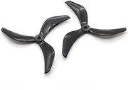 MEFALO 5X4.3X3 3-Blade Propeller, for RC FPV Racing Freestyle 5inch Drones RC Drone Propeller Blades(6Pairs Black)