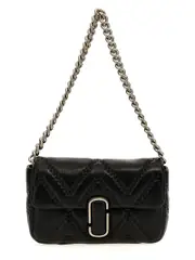[Marc Jacobs] Marc Jacobs-The Quilted Leather J Marc Borse A Spalla Nero-Donna OS