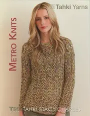 Metro Knits Tahki Yarns Spring Summer 2015 Knitting Pattern Book TSS15 13 Design