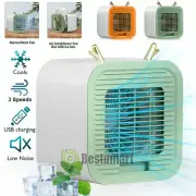 Portable Air Conditioner Personal Space Ice Cooling Air Cooler Mini Fans 3 Speed