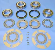 TWO FRONT WHEEL BEARING KITS + 2 LOCK NUT KITS FOR HOLDEN RA 4WD RODEO 2003-2008