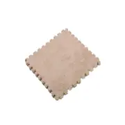 4 PCS Living Room Bedroom Children Kids Soft Carpet Magic Patchwork Jigsaw Splice Heads Climbing Baby Mat 30x30cm(Camel)