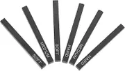 EXCEART 6pcs Sketch Carbon Square Bars Charcoal Pencils Willow Charcoal Willow Vine Sketch Charcoal Square Compressed Charcoal Stick Sketching Charcoals Soft Medium Hard Drawing Tool