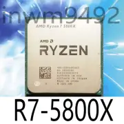 AMD 5th R7 Ryzen 7 5800X 3.80ghz 8 core 32mb 7nm 105w interface am CPU processor