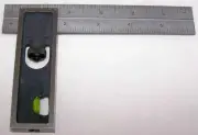 Igaging 6" double machinist square precision 8ths,16ths, 32ths,1/64ths 4R blade