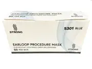 Disposable Medical Procedure Ear-Loop Face Masks 3 ply 50 pcs 5301 ASTM Level 1