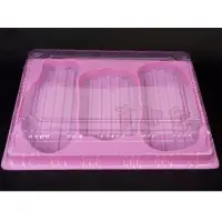 在飛比找蝦皮購物優惠-[吉田佳]B51628，三牲塑膠盒，粉底透明蓋、三牲盒、素三