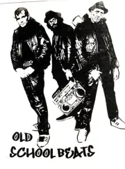 ORIGINAL ART/ OLD SCHOOL BEATS / KEROUAC-GINSBERG-BURROUGHS