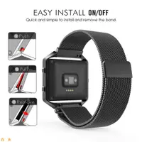 在飛比找蝦皮購物優惠-尚族 Fitbit Blaze 皮革錶帶 錶帶 手錶 運動手