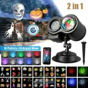 Christmas Laser Projector Lights, 16 Patterns LED Projection Lights with Remote