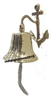 Nautical Ship Bell Titanic Bell 1912 London Hanging Bell Nautical Wall Decor