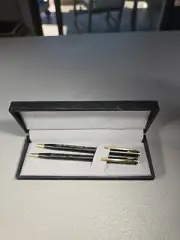 Set Of 2 In Case Commemorative Engraved Pen "Keep In Touch Always From Raymond"