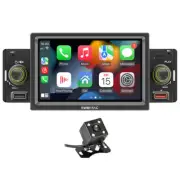 Car Stereo 5in Single 1 Din Touch Screen Radio Rear Player Bluetooth Wireless (for: Fiat)