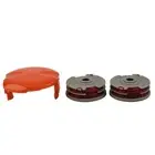 2 X Dual Automatic Paper Feed Spools And Spools And Spool For Flymo Trimmer