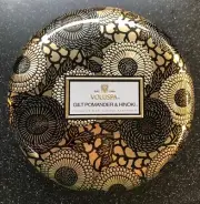 Unused Voluspa Gilt Pomander & Hinoki 3-Wick 12 oz Candle from Anthropologie