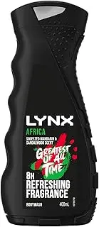 [lynx] Africa the G.O.A.T. of fragrance Body Wash 6 x 400 ml