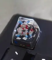 Stereoscopic Mechanical Keyboard Resin Transparent Key Cap Mr. Mime