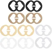 Piriuuo 10 Pack Bra Clips to Make Racerback Bra Strap Clips Conceal Straps Anti-Slip Bra Strap Holder, 5 Colors, 5 Colors, One Size