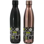 2x Lemon & Lime 750ml Stainless Steel Insulated Water Drink Bottle/Flask Assort.