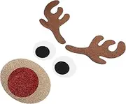 ERINGOGO Christmas Wall Stickers Glitter Stickers Door Window Decor Winter Window Clings Easy Apply for Decorations