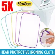 5x Heat Protective Ironing Cloth Protective Ironing Saving Mesh Pressing Pad AU