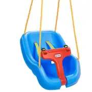 Little Tikes 2-in-1 Snug ’n Secure 43cm Outdoor Swing Baby/Kids Toy 9-48m Blue