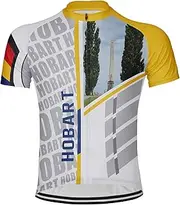 [Luisbibe] Hobart Men's Cycling Jersey Short Sleeve Bike Shirts