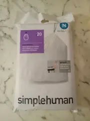 20Ct SIMPLEHUMAN Custom Fit Liners Refill Size 12-13 Gallon - 2 packs (NEW)