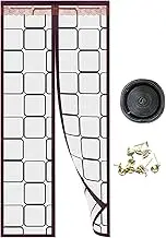 Door Transparent Screen, Home Decor Products Easy to Clean Door Drape,Wind Resistant Magnetic Sealing Drape for Porch, Balconies, Garage, Sliding