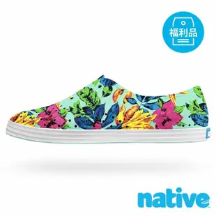 【Native Shoes】JERICHO PRINT修身鞋-綠色花舞-女(福利品)