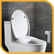Simplus Non Electric Bidet Toilet Seat Cover O Shape/ D Shape Paper Saving Bathroom Spray Water Wash