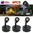 4X LED Reading Light 12V 24V Spotlight Touch Switch USB Caravan Boat Van RV Lamp