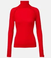 [Victoria Beckham] Victoria Beckham Wool turtleneck sweater AU 16 red