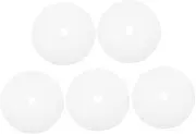 TIDTALEO 5Pcs Round Fruit Dehydrator Sheets Non Stick Reusable Silicone Mats Food Grade with Center for Dehydrating Fruits and Vegetables