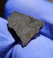 Meteorite**NWA 16286, Lunar Mare Basalt(olivine-phyric)**0.452 gram, Ultra Rare!