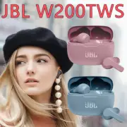 Stereo Bluetooth Earphones JBL True Wireless Earbuds Wave 200 In-Ear Headphones