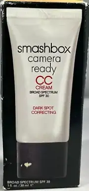(AS IS) Smashbox Camera Ready CC Cream, Dark Spot Correcting, SPF 30, 1 oz.
