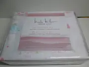 Nicole Miller Full Sheet Set I Love PARIS Merci Eiffel Tower, Je t'adore, Cafe
